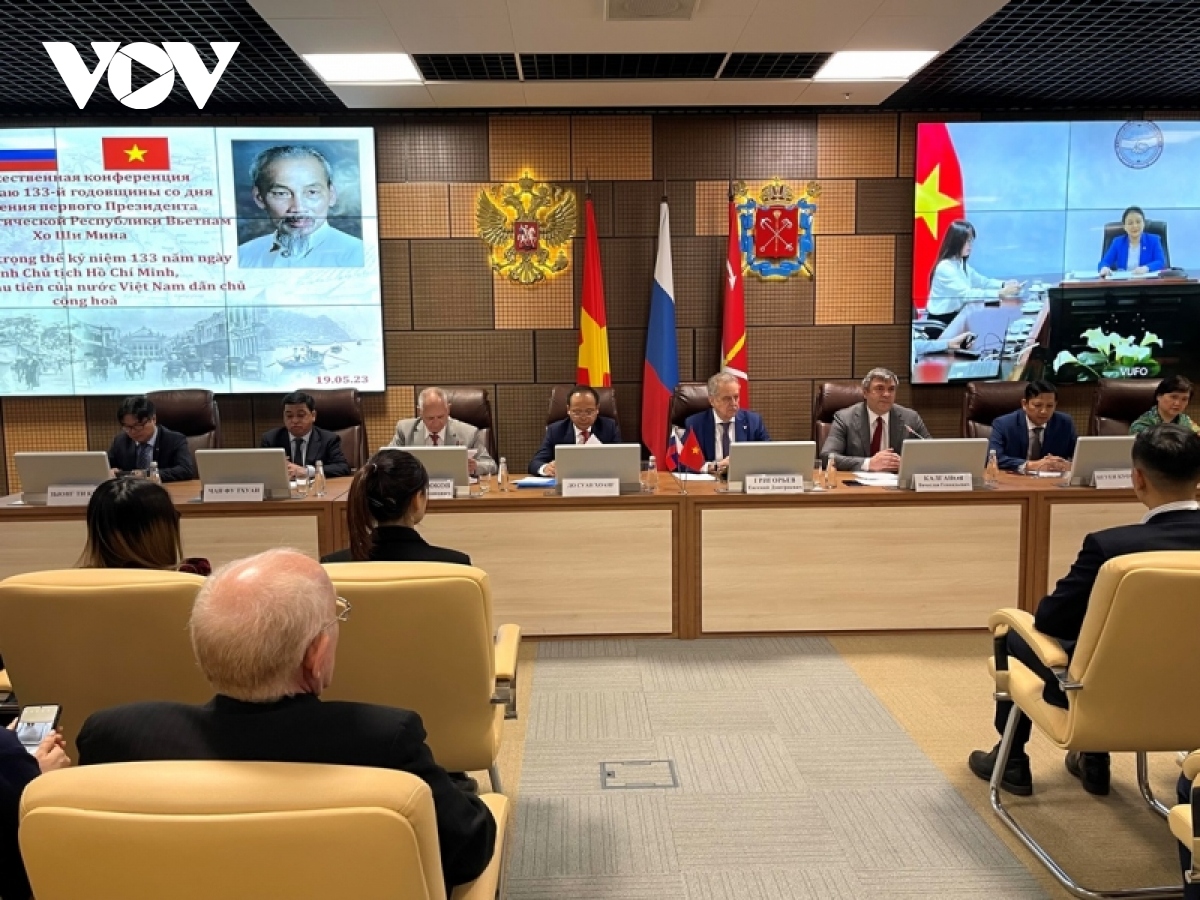 long trọng kỷ niệm 133 năm ngày sinh chủ tịch hồ chí minh tại nga hình ảnh 1 Long trọng kỷ niệm 133 năm ngày sinh Chủ tịch Hồ Chí Minh tại Nga