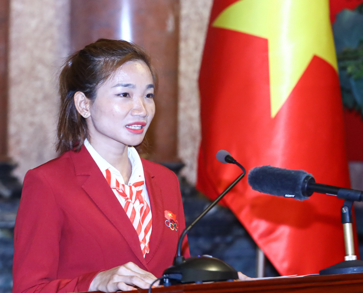 chủ tịch nước trao huân chương cho các vĐv, hlv tiêu biểu tại sea games 32 hình ảnh 3 Chủ tịch nước trao huân chương cho các VĐV, HLV tiêu biểu tại SEA Games 32