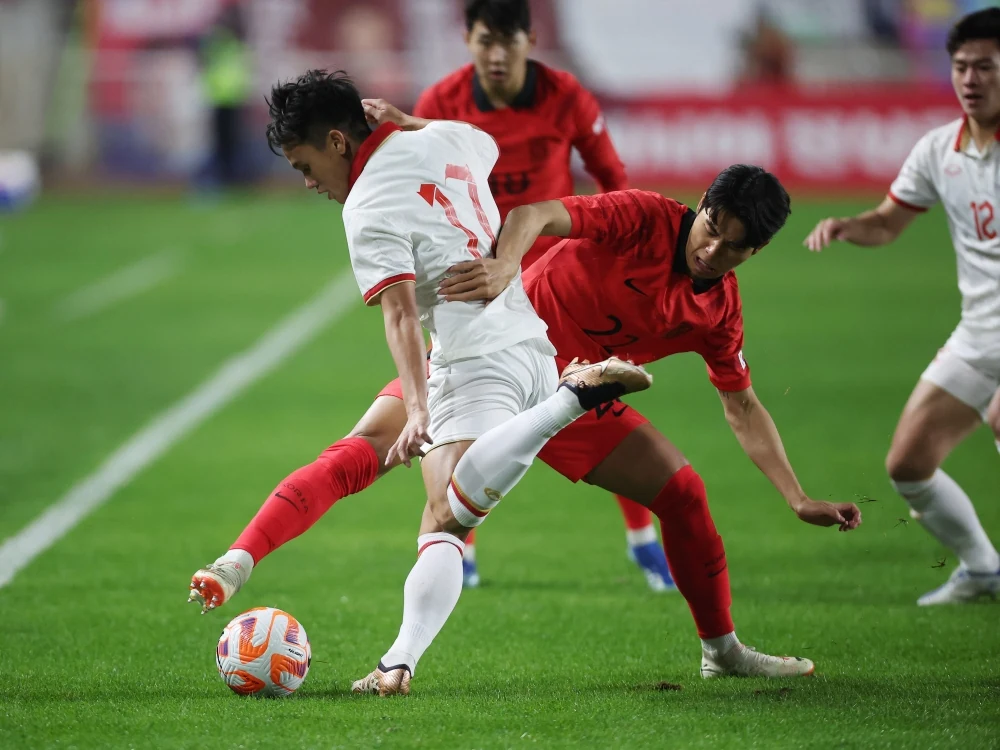 Đt việt nam 0-6 Đt hàn quốc giấc mơ world cup chìm trong ác mộng kinh hoàng hình ảnh 2 ĐT Việt Nam 0-6 ĐT Hàn Quốc: Giấc mơ World Cup chìm trong ác mộng kinh hoàng