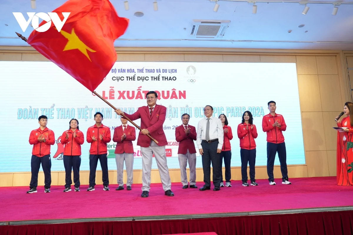 Đoàn thể thao việt nam xuất quân dự olympic paris 2024 hình ảnh 2 Đoàn Thể thao Việt Nam xuất quân dự Olympic Paris 2024
