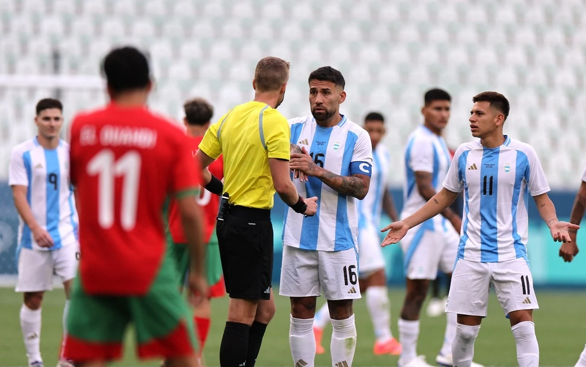 diễn biến không tưởng ở bóng đá nam olympic paris, trận argentina vs morocco phải đá lại hình ảnh 1 Diễn biến không tưởng ở bóng đá nam Olympic Paris, trận Argentina vs Morocco phải đá lại