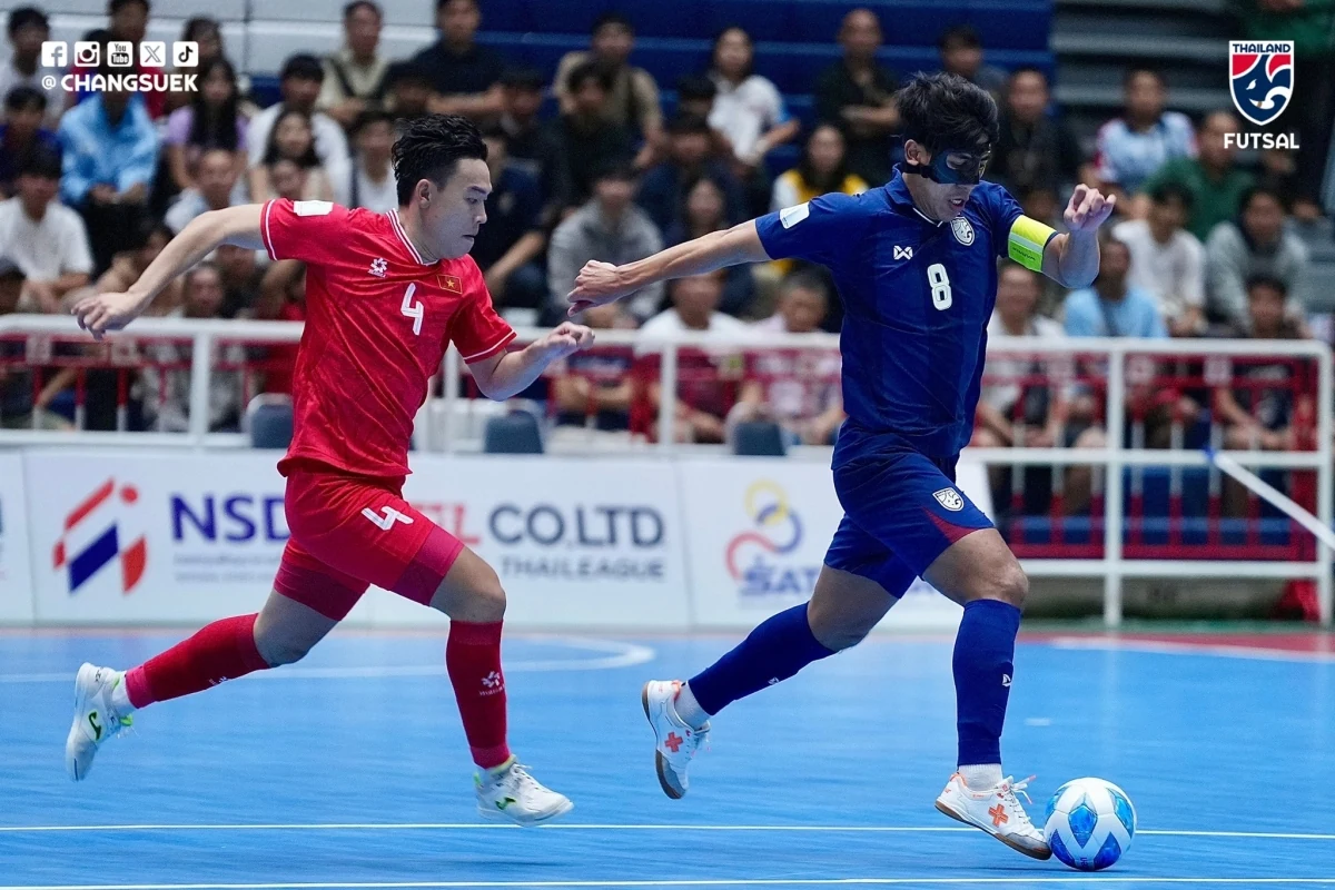 thi đấu xuất thần, Đt futsal việt nam đánh bại thái lan ngay trên sân khách hình ảnh 1 Thi đấu xuất thần, ĐT Futsal Việt Nam đánh bại Thái Lan ngay trên sân khách