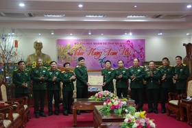 Bộ Tư lệnh Quân khu 4 thăm, chúc Tết tại Quảng Trị