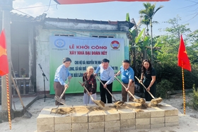 Hải Lăng: Khởi công xây dựng nhà ở cho 3 hộ gia đình khó khăn