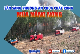 Sẵn sàng phương án chữa cháy rừng mùa nắng nóng
