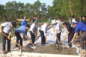 Phát động chung tay xây dựng nông thôn mới tại xã Triệu An