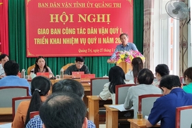 Triển khai công tác dân vận quý II/2023
