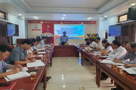 Đoàn giám sát của HĐND tỉnh làm việc với huyện Vĩnh Linh về tình hình thực hiện các nghị quyết