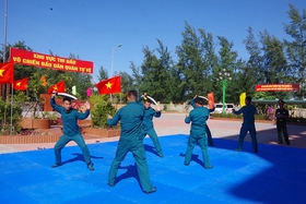 Nâng cao chất lượng tổng hợp cho lực lượng Hải đội Dân quân thường trực tỉnh