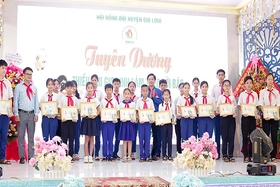 Thiếu niên, nhi đồng huyện Gio Linh học tập, làm theo lời Bác Hồ dạy