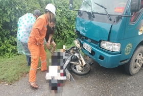 Gio Linh: Nam thanh niên tử vong do va chạm với xe tải