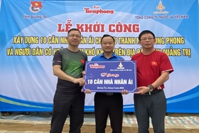 Khởi công xây dựng nhà nhân ái cho đối tượng chính sách và gia đình có hoàn cảnh khó khăn