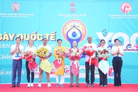 Nearly 1,000 participants celebrate International Yoga Day 2025 in Quang Tri.