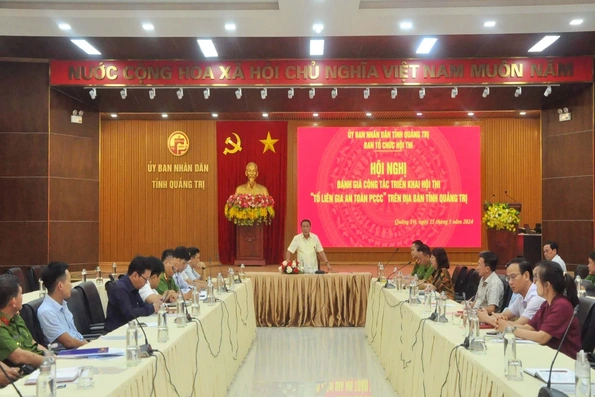 Rà soát công tác chuẩn bị tổ chức hội thi “Tổ liên gia an toàn phòng cháy chữa cháy”