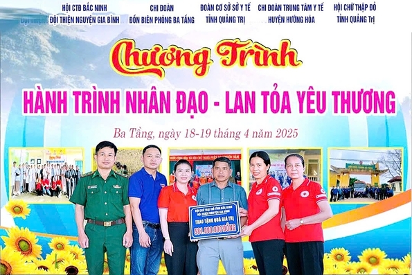 Sẵn sàng chuỗi hoạt động cao điểm Tháng Nhân đạo cấp quốc gia