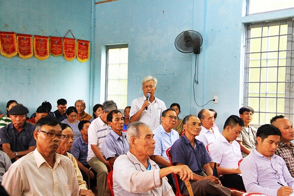 Tiếp tục đối thoại người dân Hải Sơn về mỏ cát trên sông Mỹ Chánh