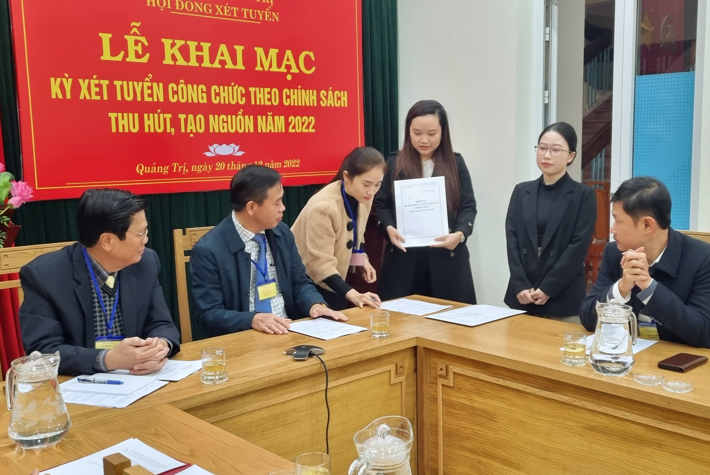 Khai mạc xét tuyển công chức theo chính sách thu hút, tạo nguồn năm 2022