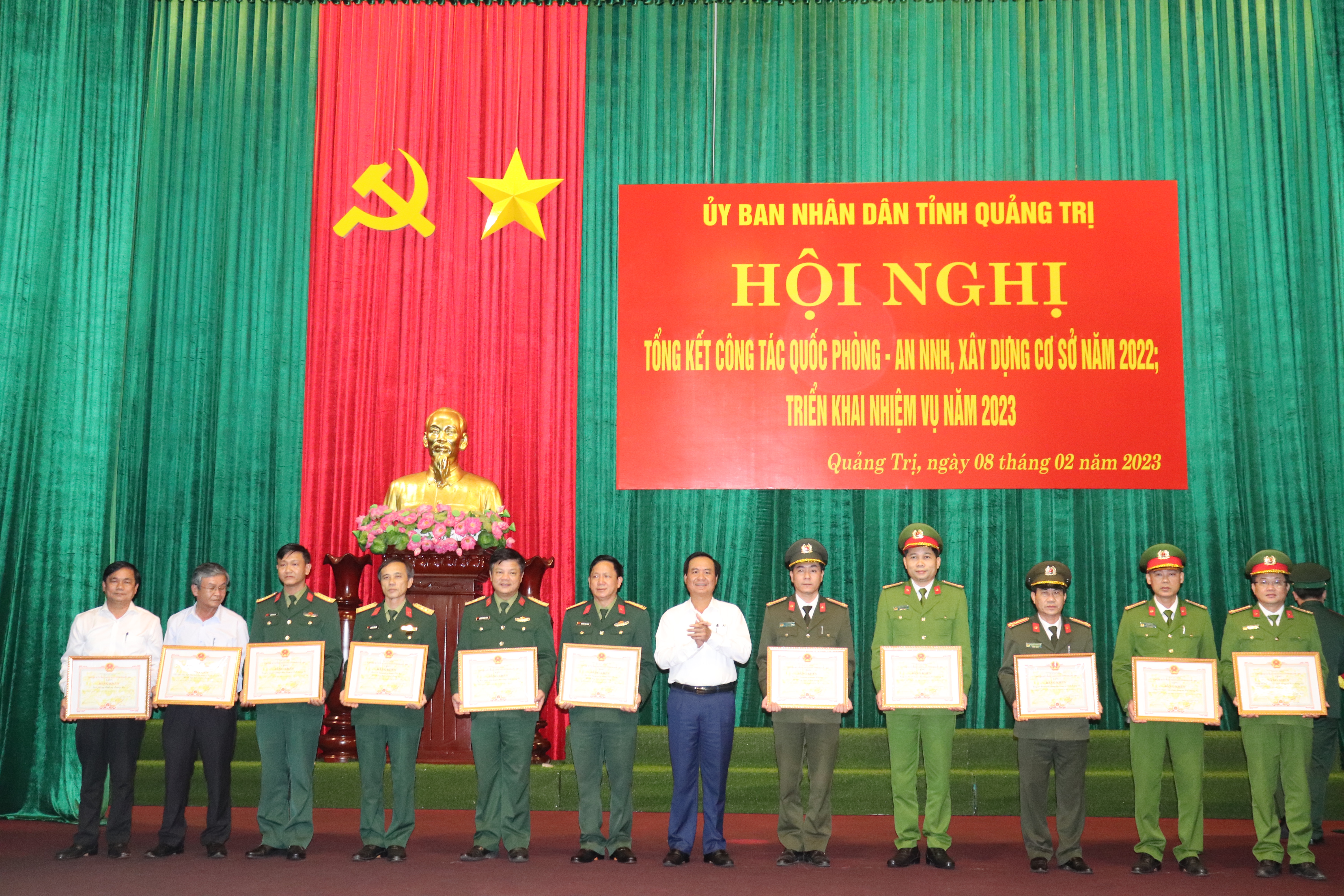 Triển khai công tác quốc phòng – an ninh, xây dựng cơ sở năm 2023