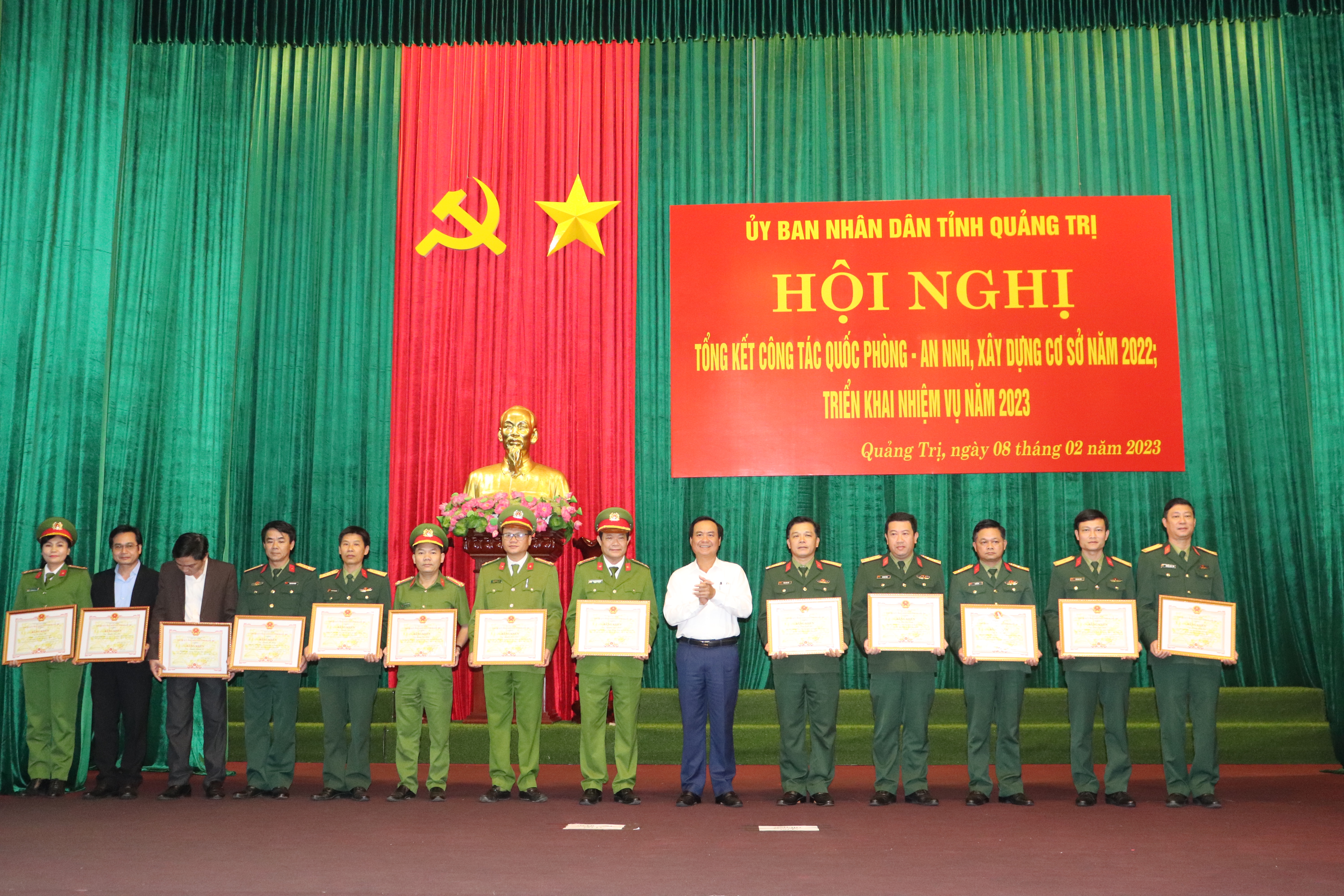 Triển khai công tác quốc phòng – an ninh, xây dựng cơ sở năm 2023