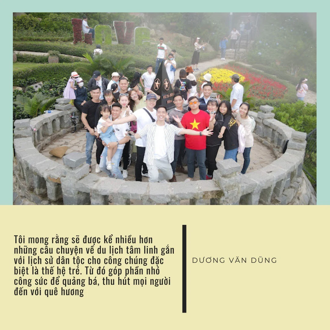 Mong muốn giới thiệu nhiều hơn hình ảnh quê hương qua video du lịch tâm linh