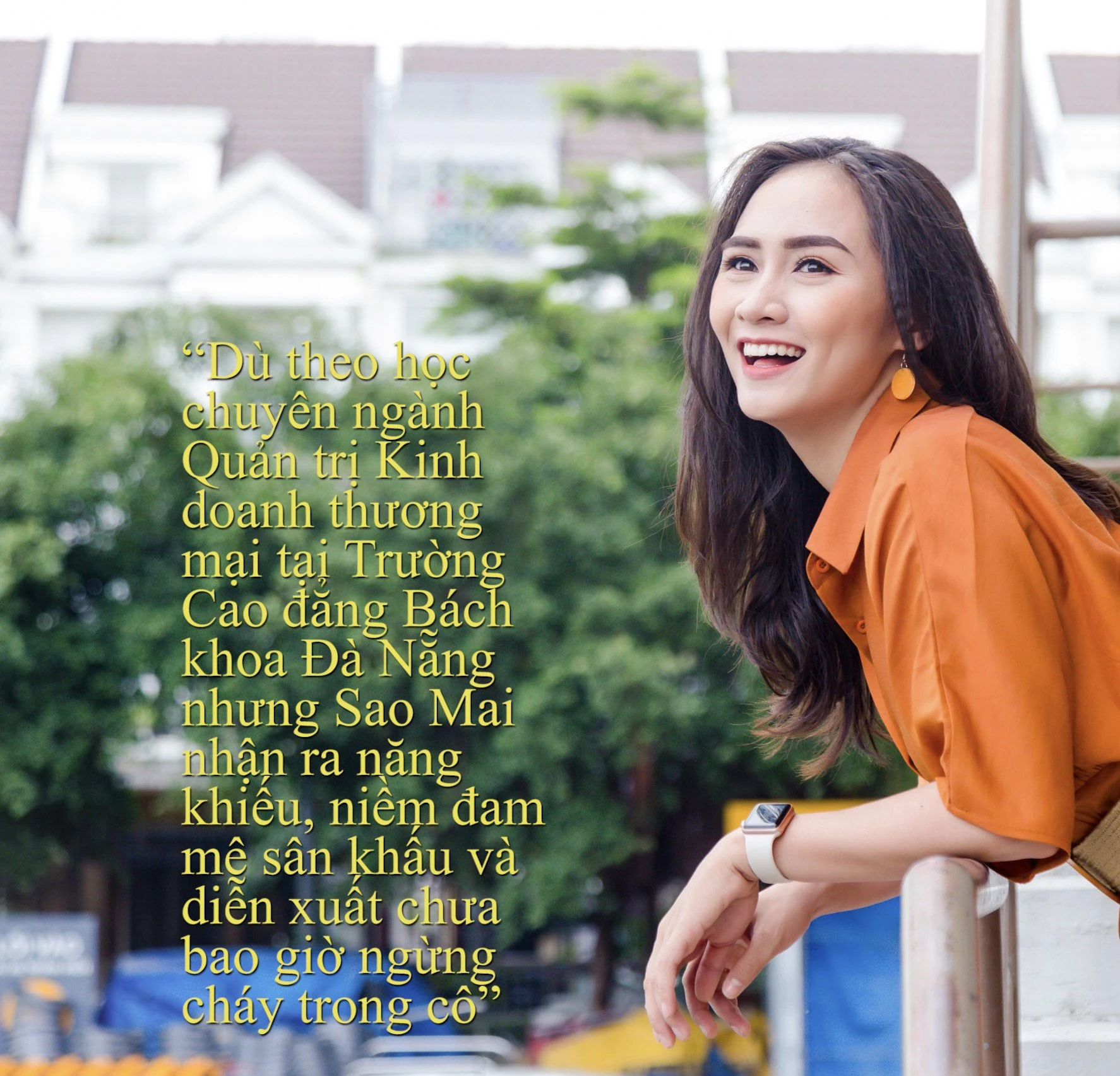 Diễn viên Sao Mai: Tôi đã “lội ngược dòng” để chạm tới ước mơ