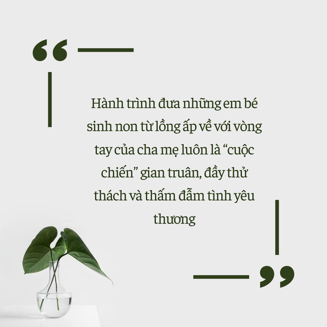 Cha mẹ “đỡ đầu” của những em bé trong lồng ấp