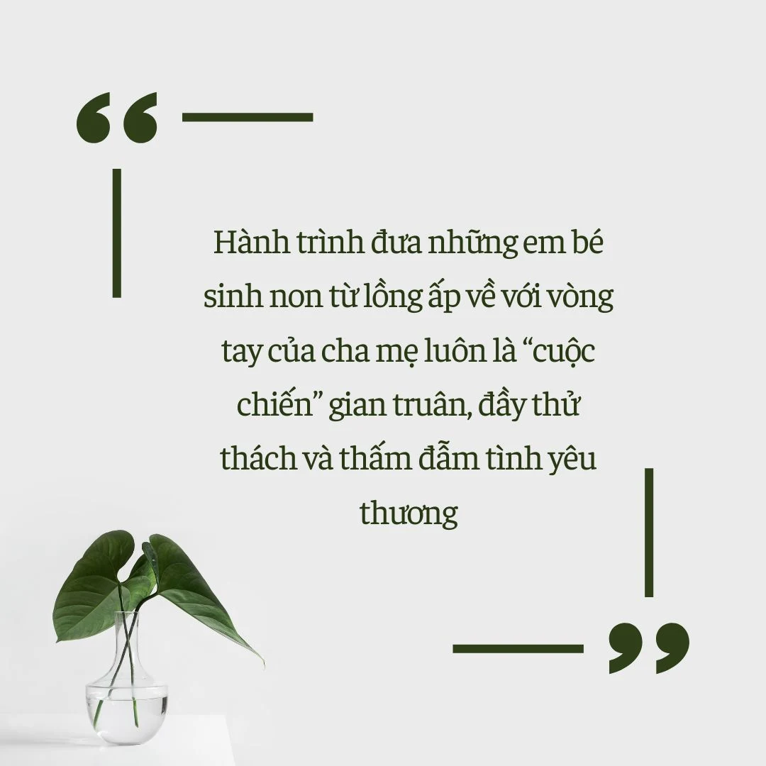 Cha mẹ “đỡ đầu” của những em bé trong lồng ấp