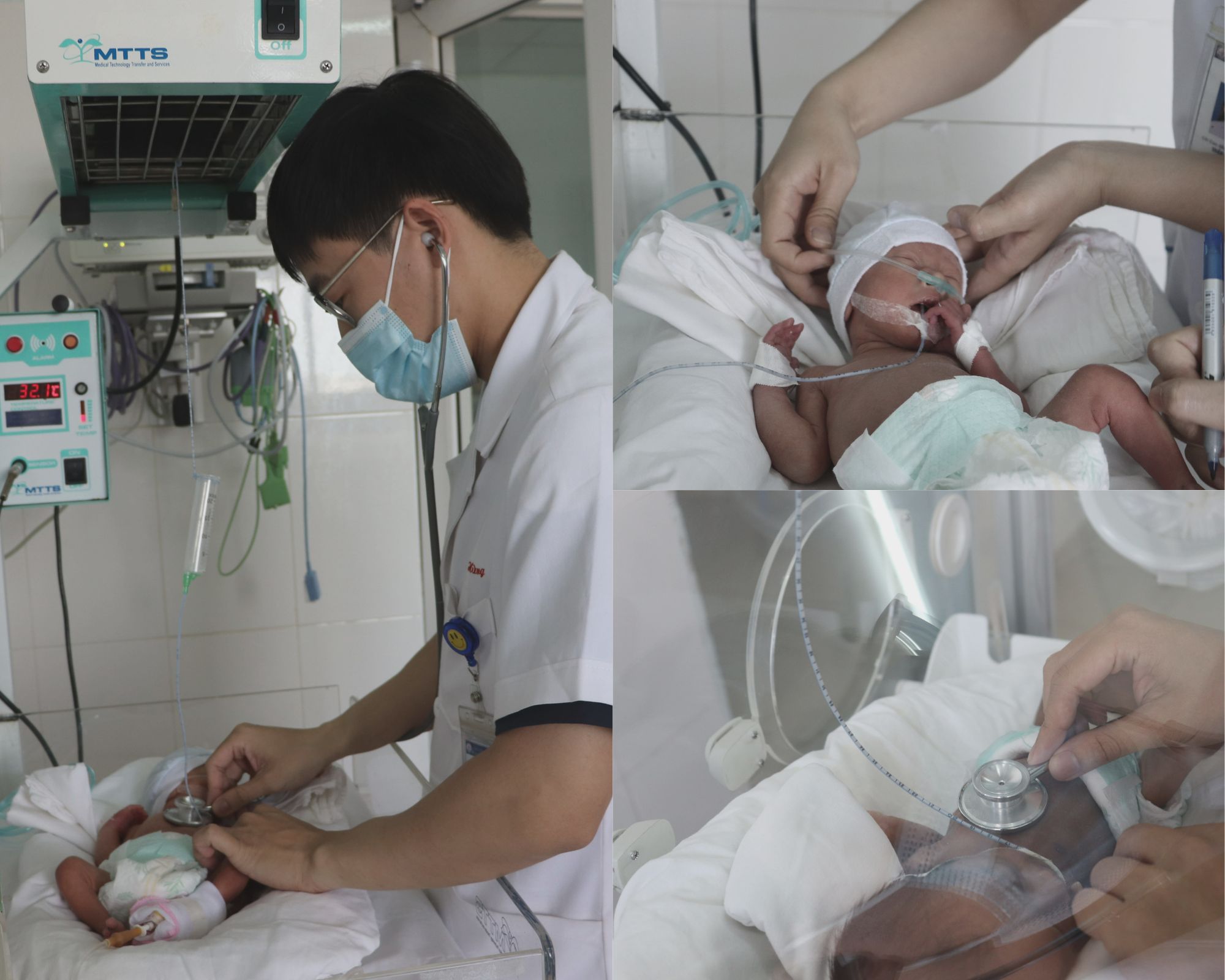Cha mẹ “đỡ đầu” của những em bé trong lồng ấp
