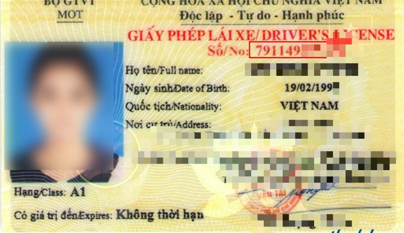 Dùng giấy phép lái xe giả để thi bằng lái xe thật