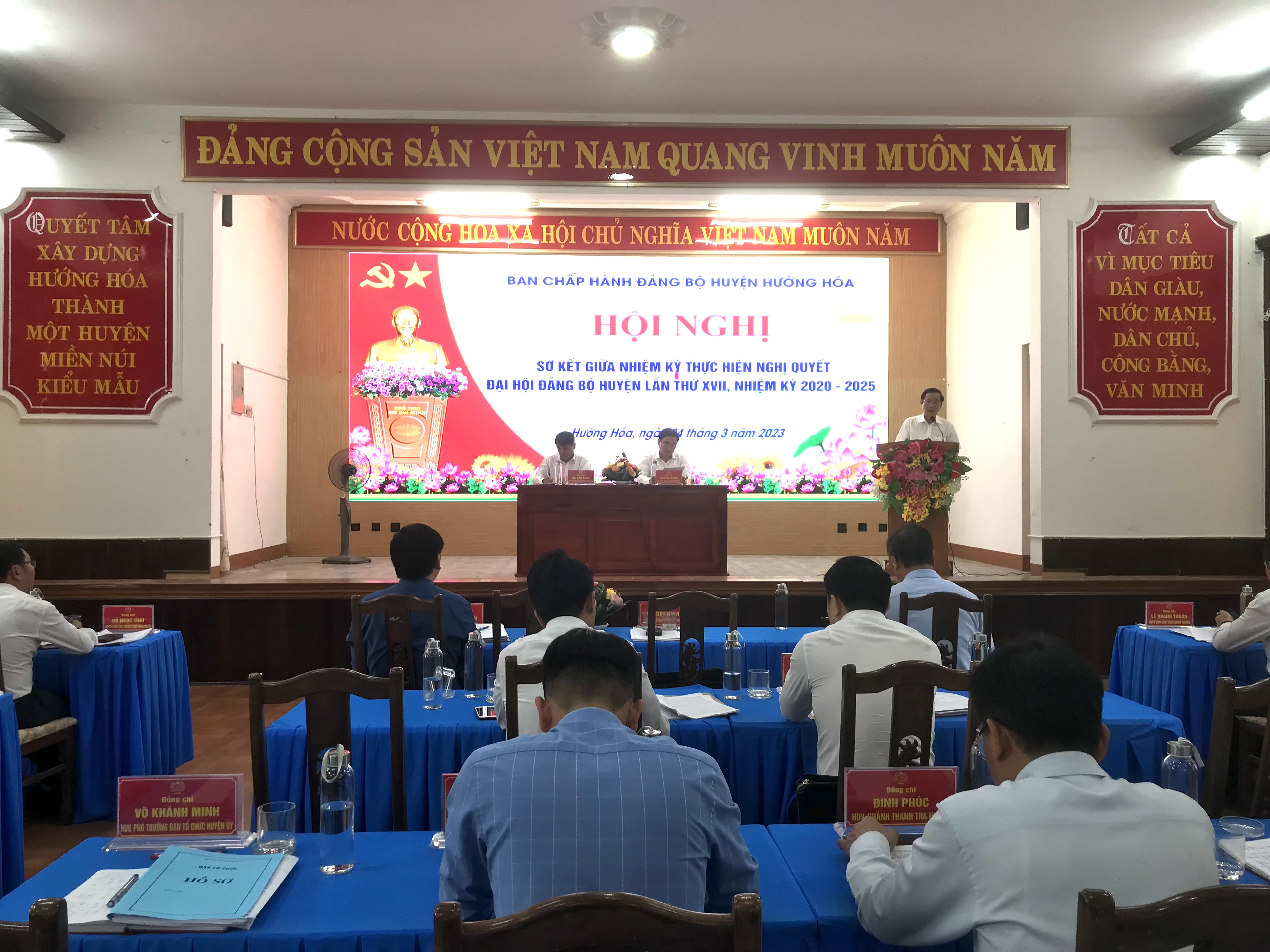 Hướng Hóa: Sơ kết giữa nhiệm kỳ thực hiện Nghị quyết Đại hội Đảng bộ huyện lần thứ XVII