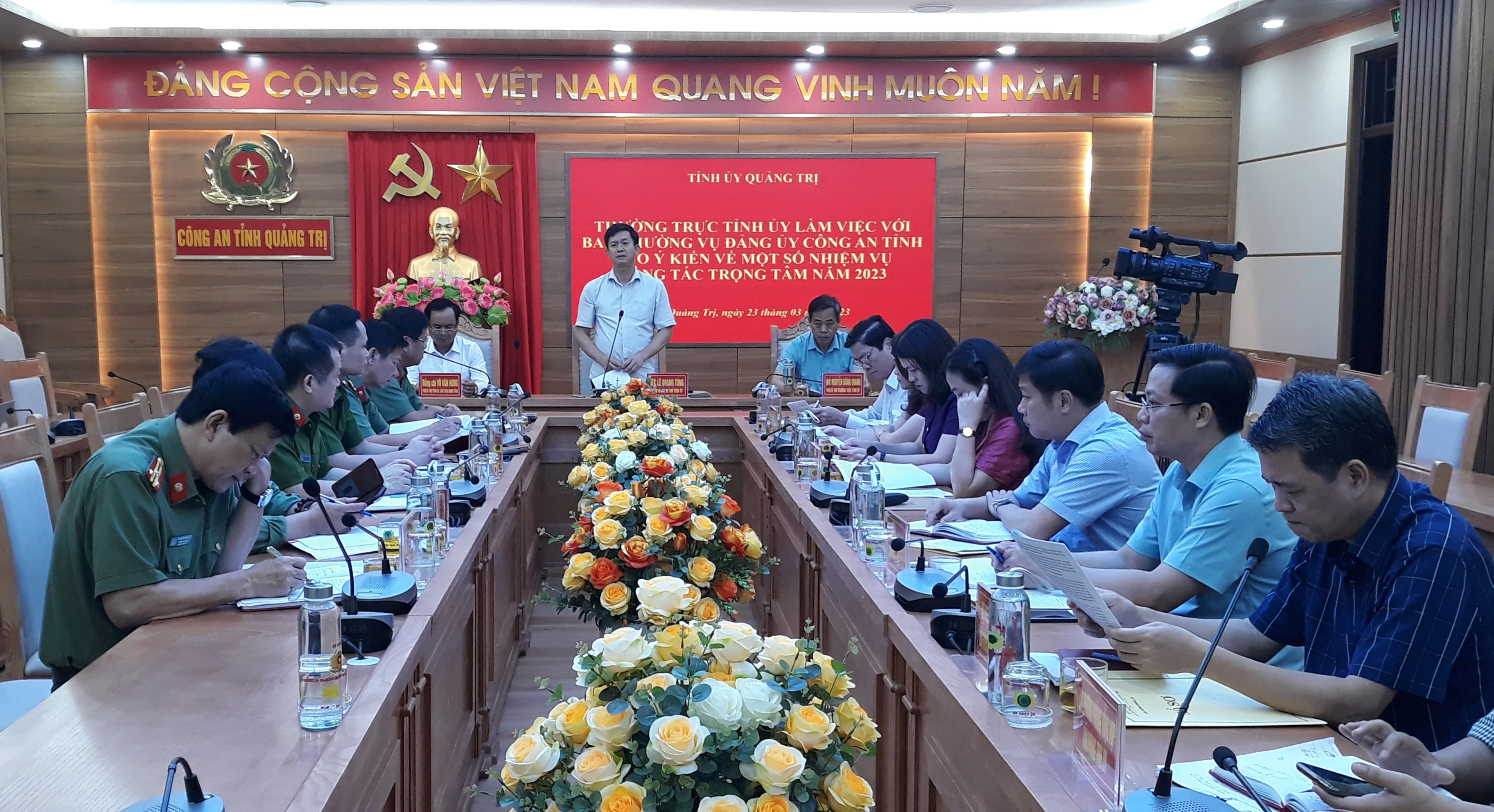 Tiếp tục chú trọng xây dựng lực lượng công an xã chính quy đáp ứng yêu cầu nhiệm vụ