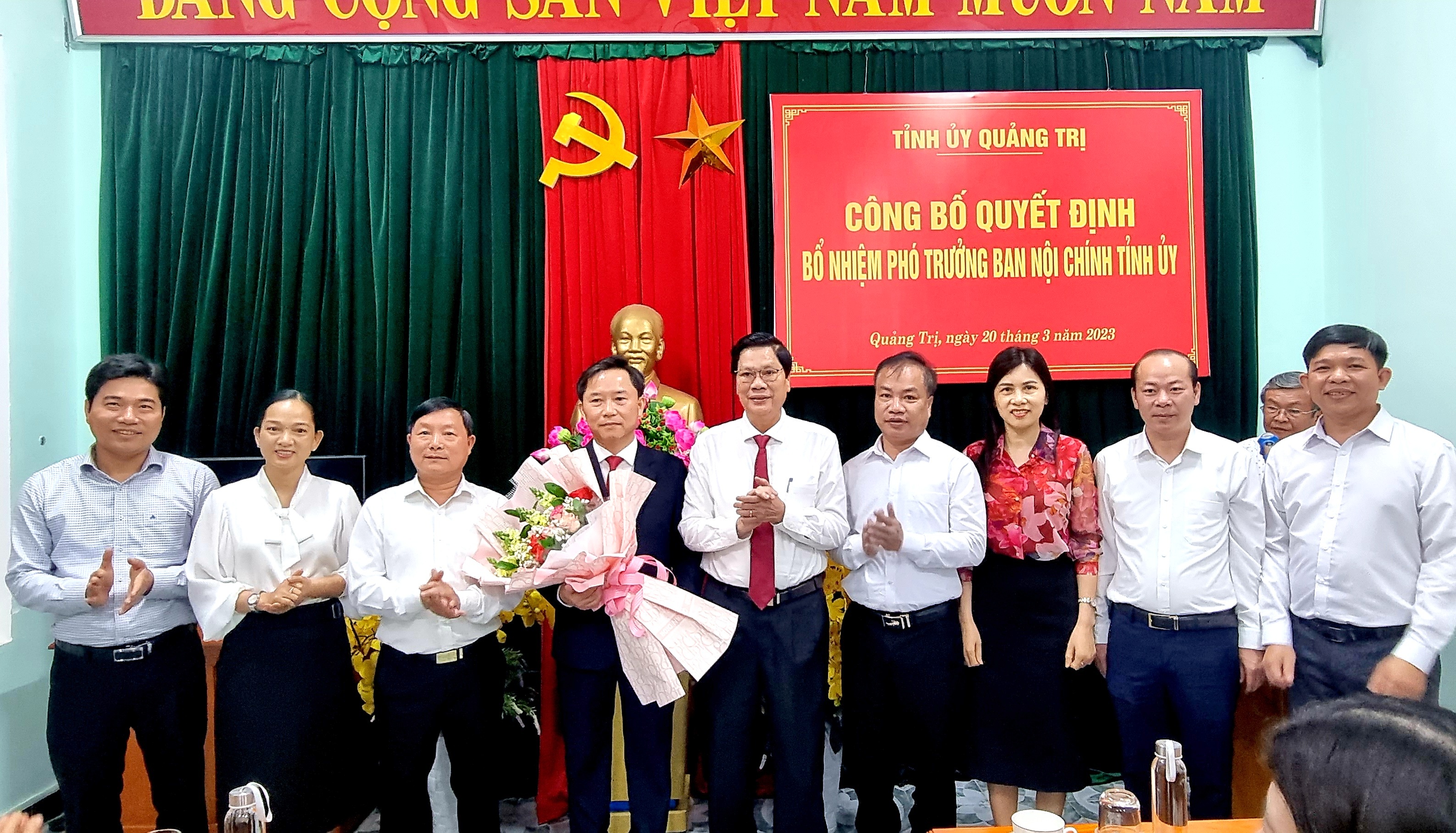 Ông Hồ Trung được bổ nhiệm giữ chức vụ Phó Trưởng Ban Nội chính Tỉnh ủy