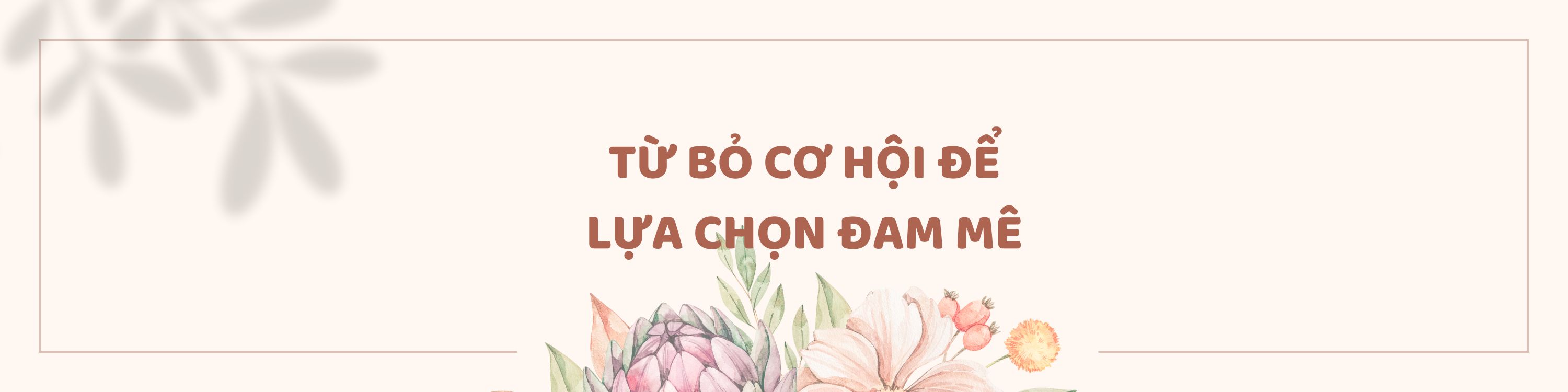 Mở lối cho chính mình