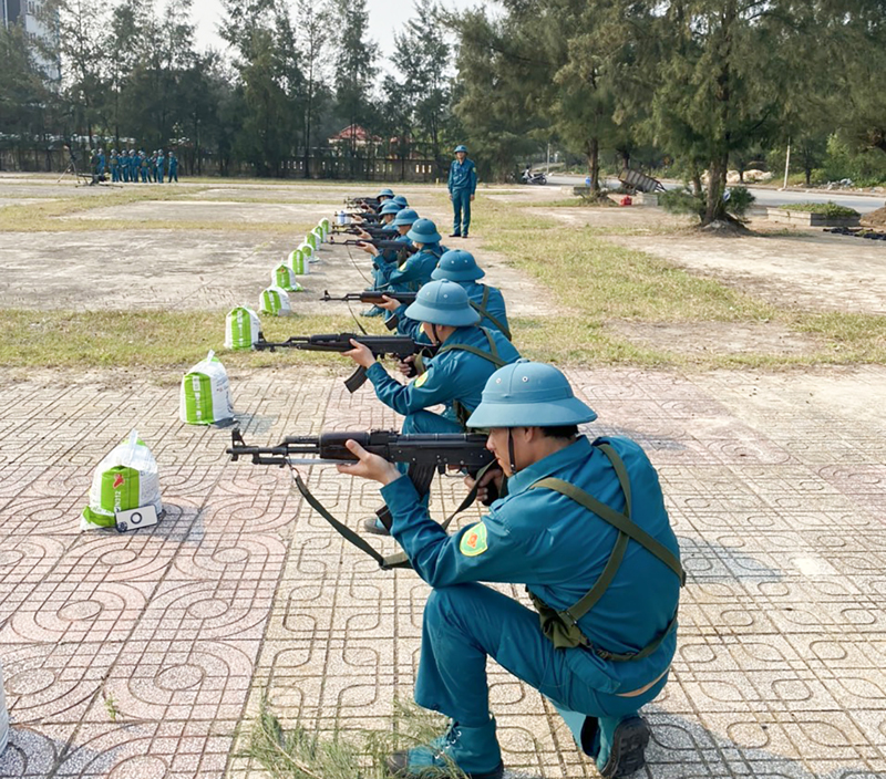 Nâng cao trình độ mọi mặt của Hải đội Dân quân thường trực