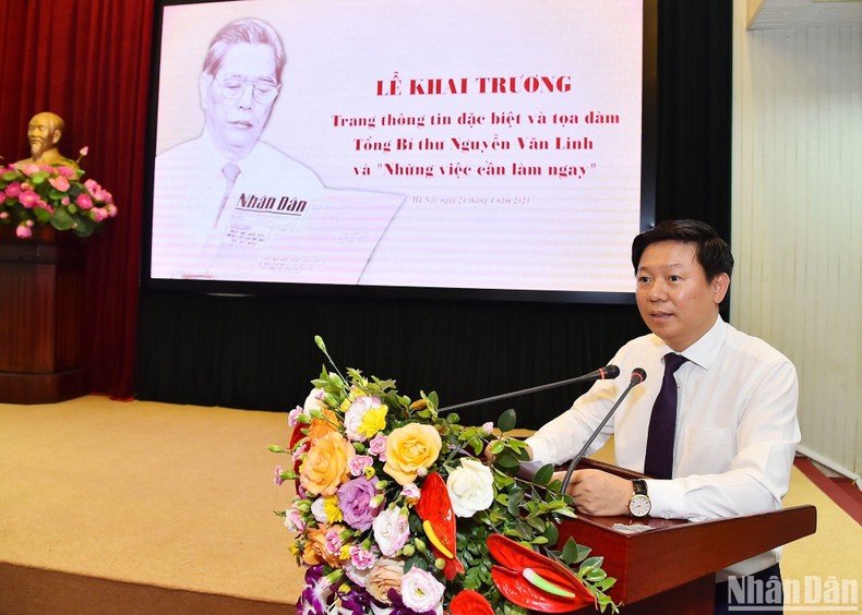 Khai trương Trang thông tin đặc biệt Tổng Bí thư Nguyễn Văn Linh và “Những việc cần làm ngay”