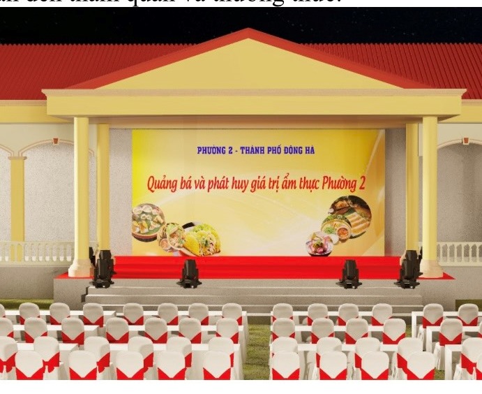 Lễ hội Quảng bá và phát huy giá trị ẩm thực Phường 2, TP. Đông Hà sẽ diễn ra ngày 26/4/2023