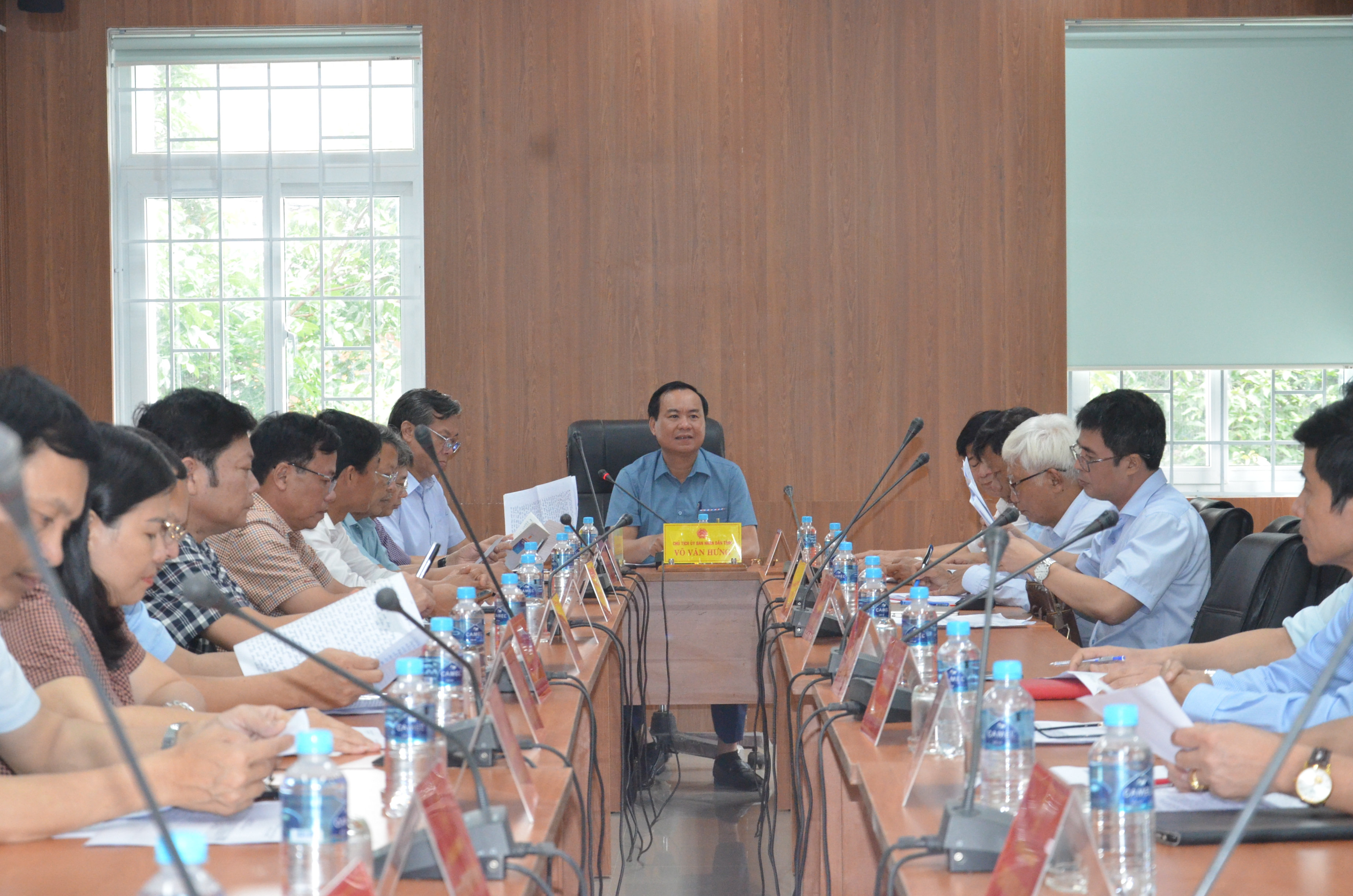 Chủ tịch UBND tỉnh Võ Văn Hưng: Chú trọng kiểm tra hiện trạng để xử lý các kiến nghị về đất đai