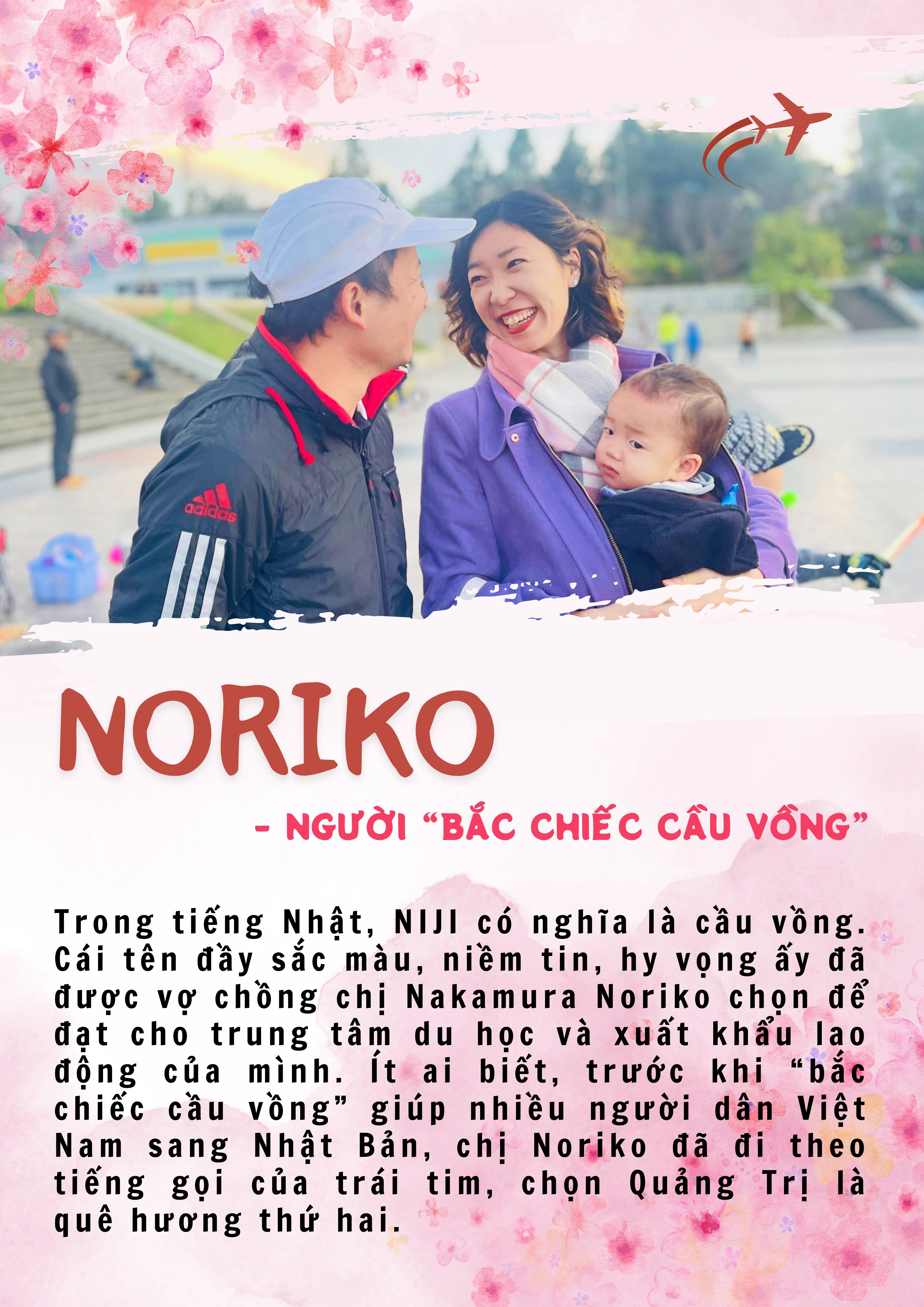 Noriko - người “bắc chiếc cầu vồng”
