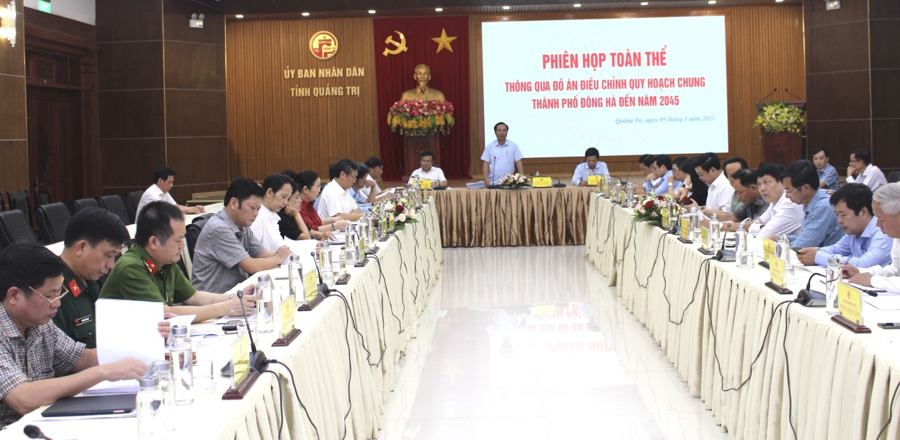 Thông qua đồ án Điều chỉnh quy hoạch chung TP. Đông Hà đến năm 2045