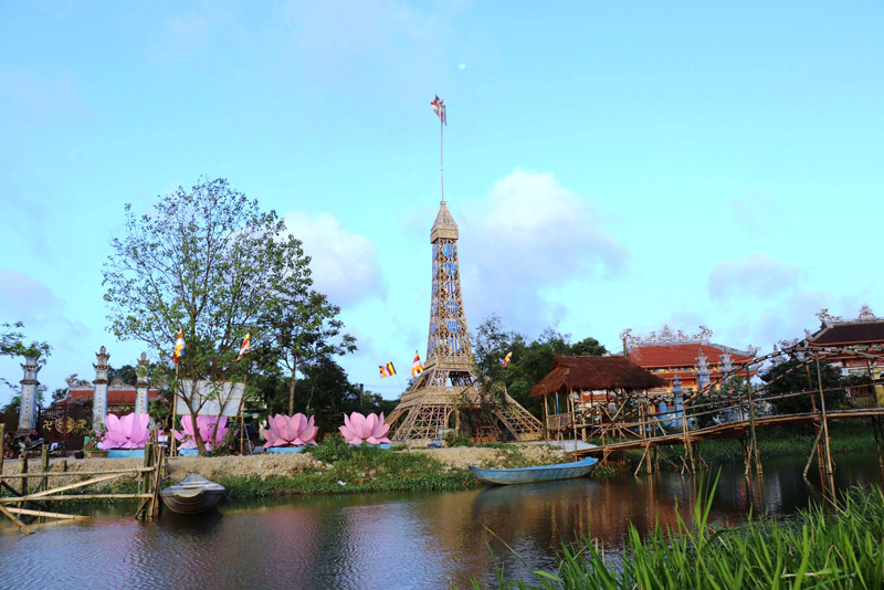 “Không gian tre Việt” ở chùa Lệ Minh