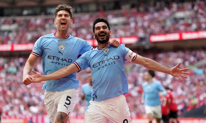 Hạ MU bằng 2 tuyệt phẩm, Man City vô địch cúp FA