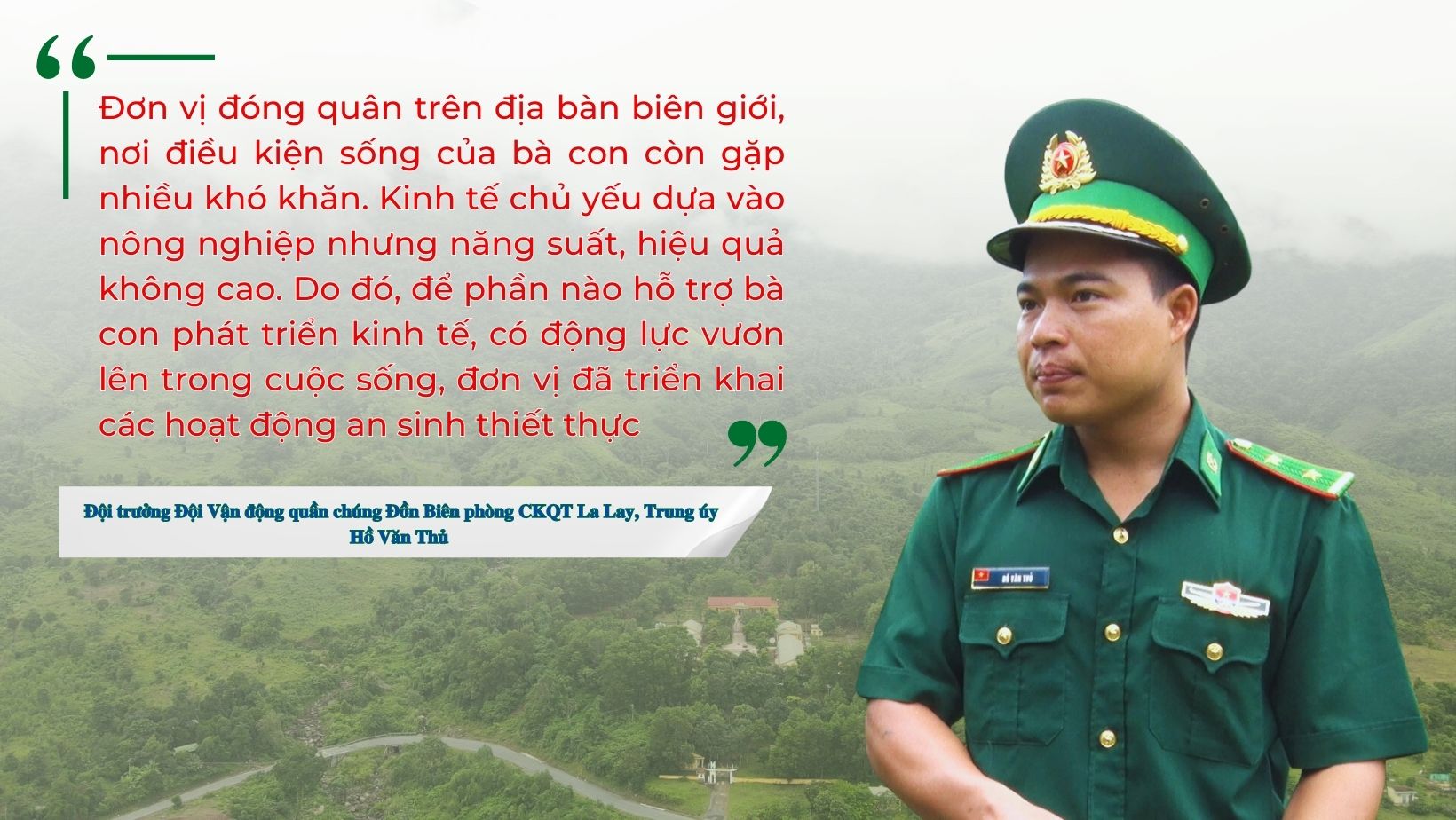 Điểm tựa vững chắc nơi biên cương