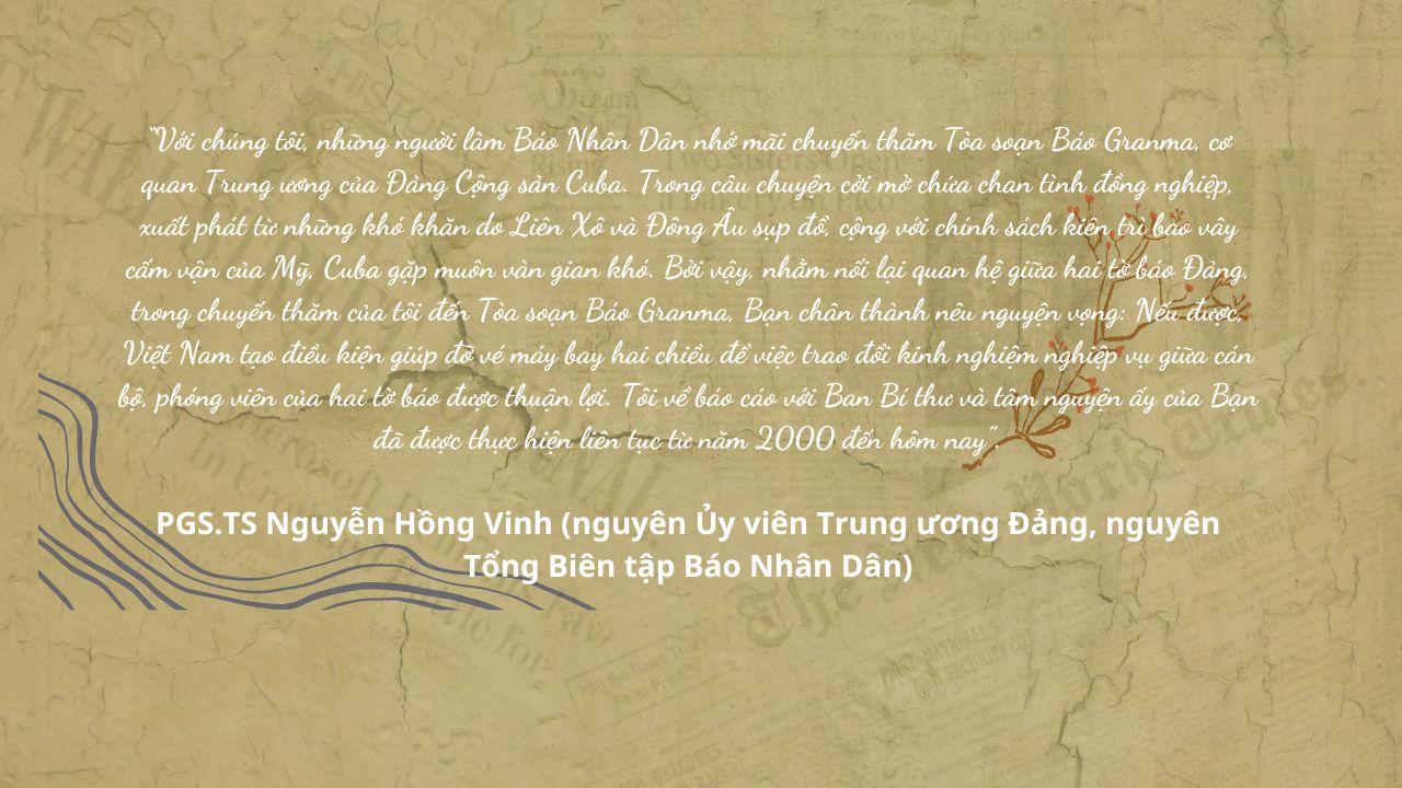 Mối quan hệ hữu nghị, hợp tác Việt Nam-Cuba: Bài 1- Thúc đẩy mối quan hệ hợp tác ngày càng bền chặt, phát triển