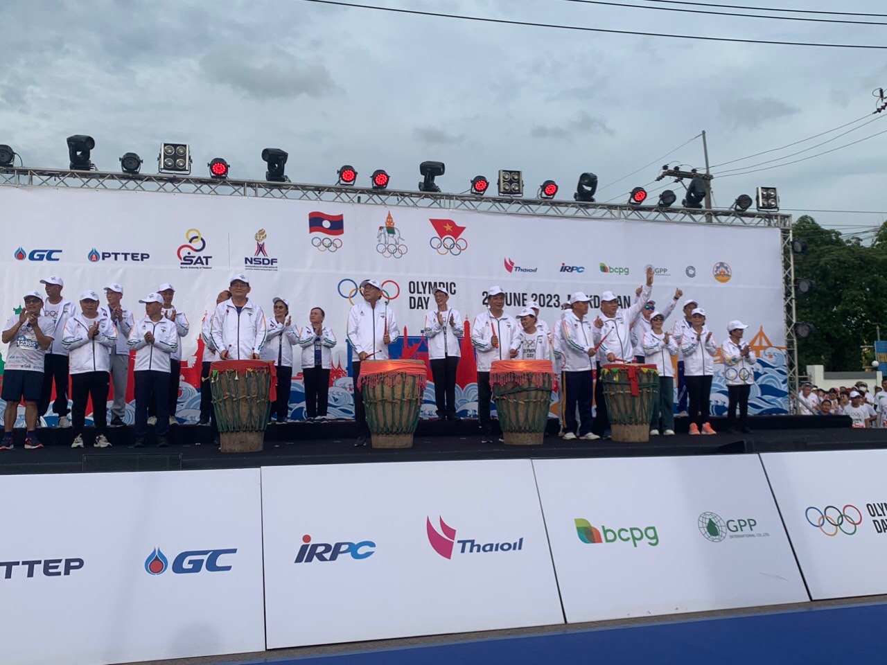 Đoàn công tác tỉnh Quảng Trị thăm, làm việc và tham dự sự kiện Olympic Day 2023 tại tỉnh Mukdahan, Thái Lan