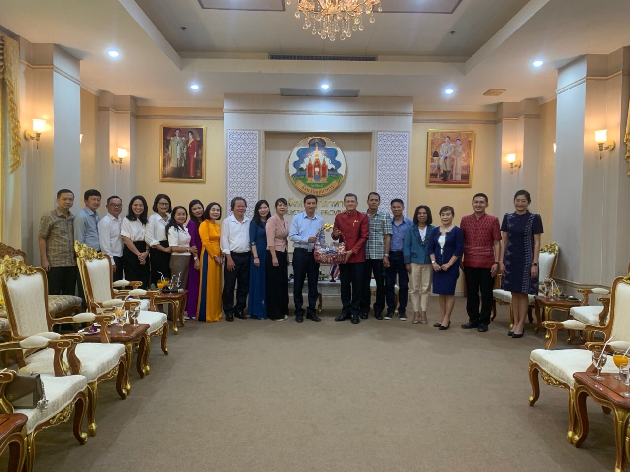 Đoàn công tác tỉnh Quảng Trị thăm, làm việc và tham dự sự kiện Olympic Day 2023 tại tỉnh Mukdahan, Thái Lan