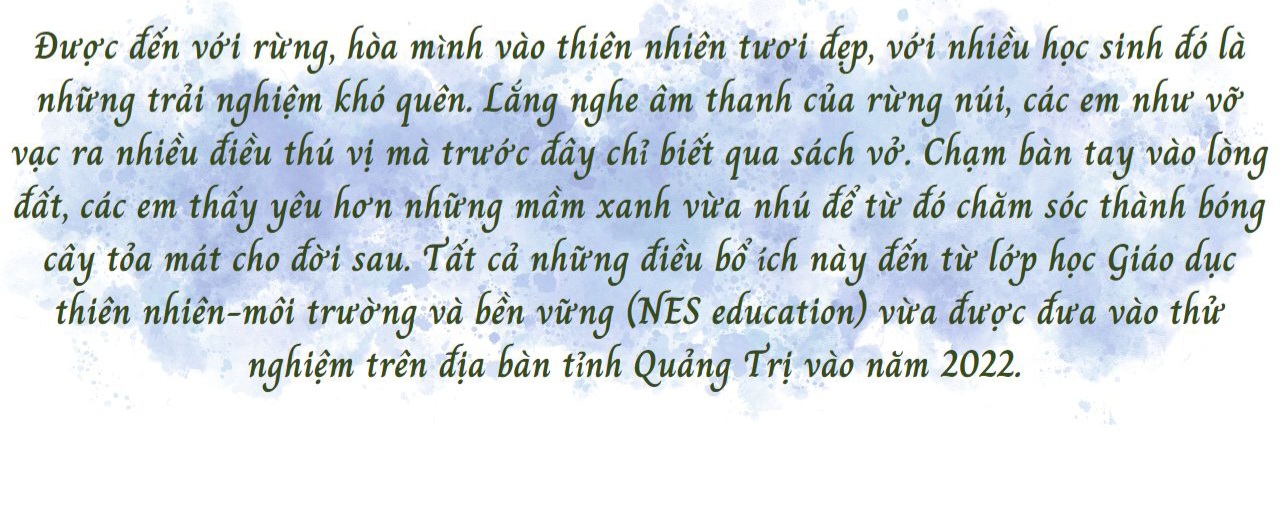 Đưa trẻ đến với rừng