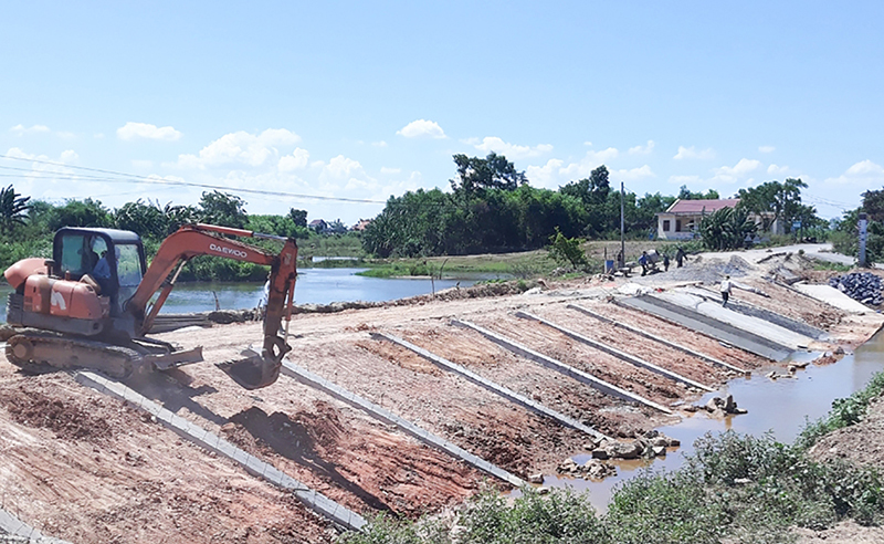 Triệu Phong cần hỗ trợ để đạt chuẩn huyện nông thôn mới