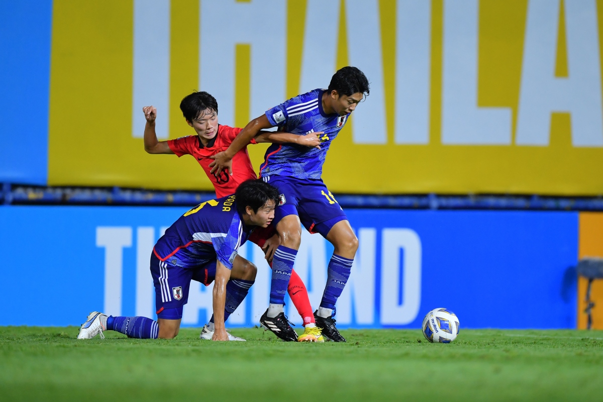 Thắng đậm U17 Hàn Quốc trong thế hơn người, U17 Nhật Bản vô địch U17 châu Á
