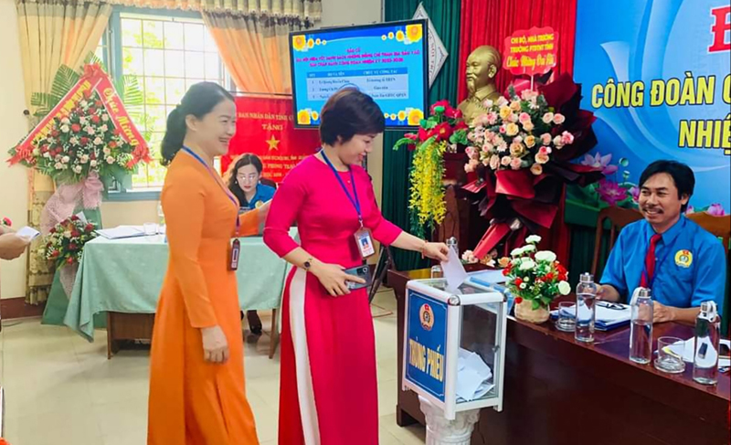 Công đoàn ngành giáo dục tích cực chăm lo đời sống cho cán bộ, giáo viên, người lao động