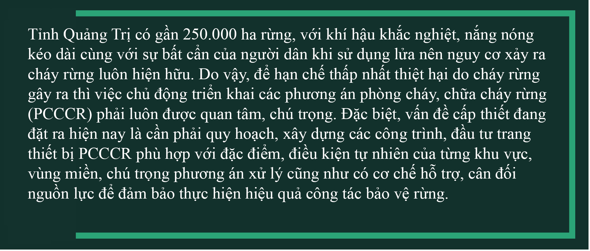 Gian nan canh lửa, giữ rừng. Bài 3: Tăng cường nguồn lực đầu tư để bảo vệ rừng hiệu quả